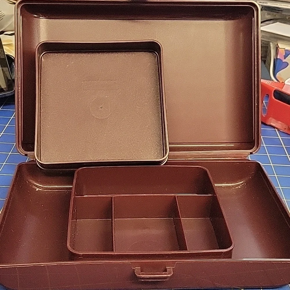 Tupperware Tuppercraft, 1624-2, 1647-1, Vintage 1970s Container